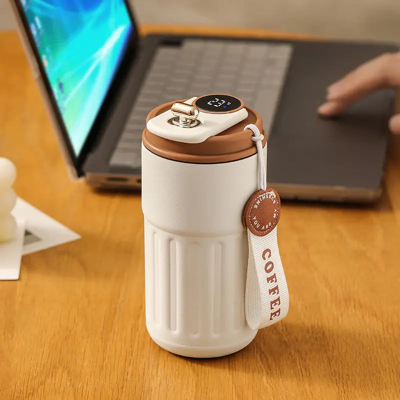 Copo Térmico Digital Com Sensor de Temperatura 420ml