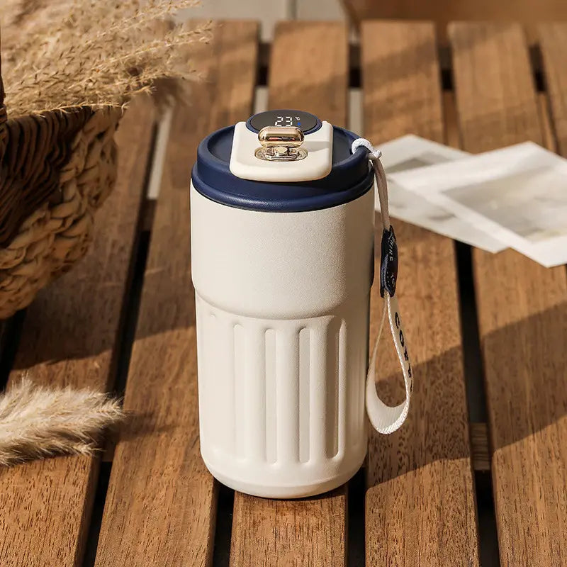 Copo Térmico Digital Com Sensor de Temperatura 420ml