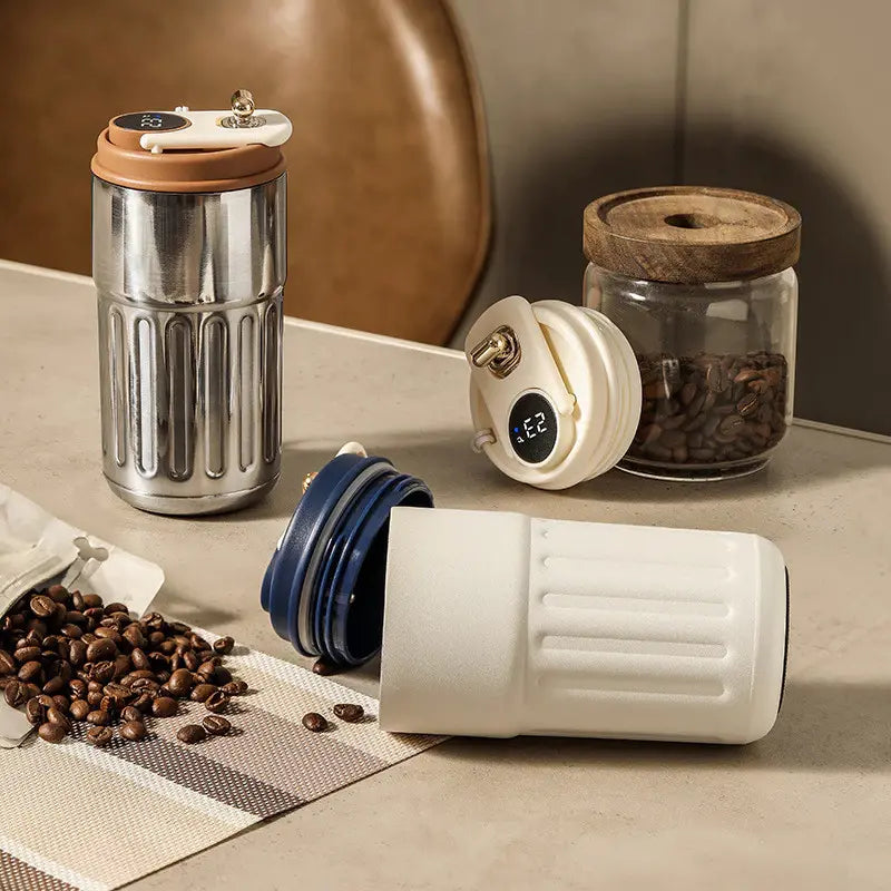 Copo Térmico Digital Com Sensor de Temperatura 420ml