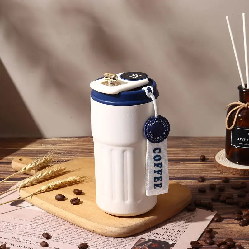 Copo Térmico Digital Com Sensor de Temperatura 420ml