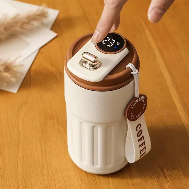 Copo Térmico Digital Com Sensor de Temperatura 420ml