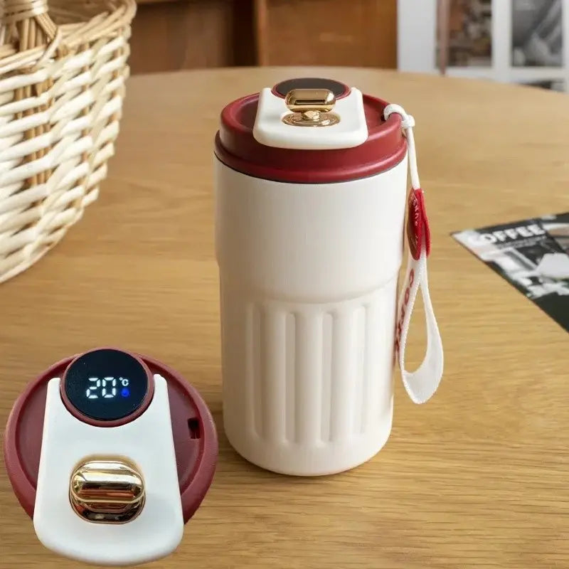 Copo Térmico Digital Com Sensor de Temperatura 420ml