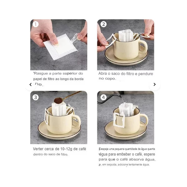 Filtros de Café Expresso - 50 Unidades
