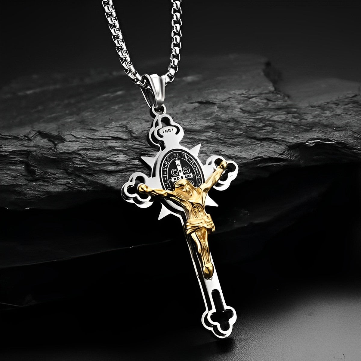 Colar Cruz de São Bento Suprema - Compre 1, leve 2 [Compre 1 Colar e Receba o 2º Totalmente Grátis]