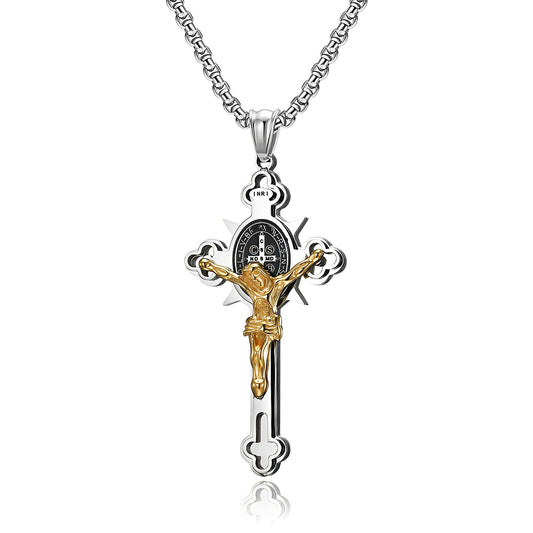Colar Cruz de São Bento Suprema - Compre 1, leve 2 [Compre 1 Colar e Receba o 2º Totalmente Grátis]