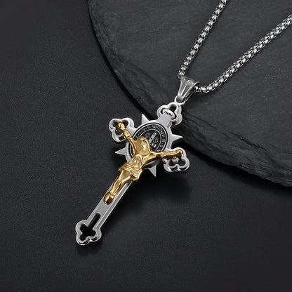 Colar Cruz de São Bento Suprema - Compre 1, leve 2 [Compre 1 Colar e Receba o 2º Totalmente Grátis]