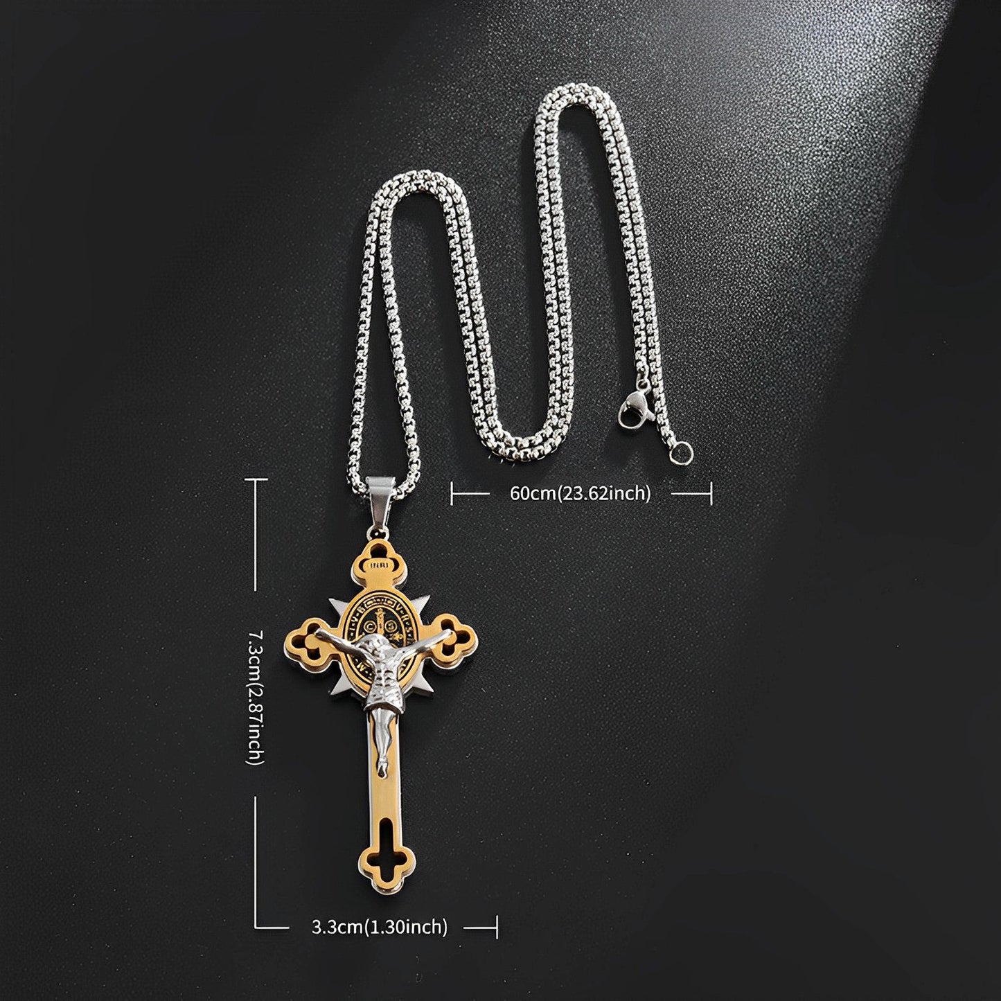 Colar Cruz de São Bento Suprema - Compre 1, leve 2 [Compre 1 Colar e Receba o 2º Totalmente Grátis]